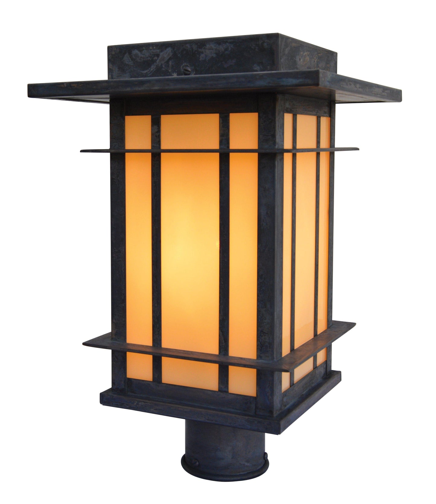 Oak Park Post Mount Exterior Lighting Arroyo Craftsman