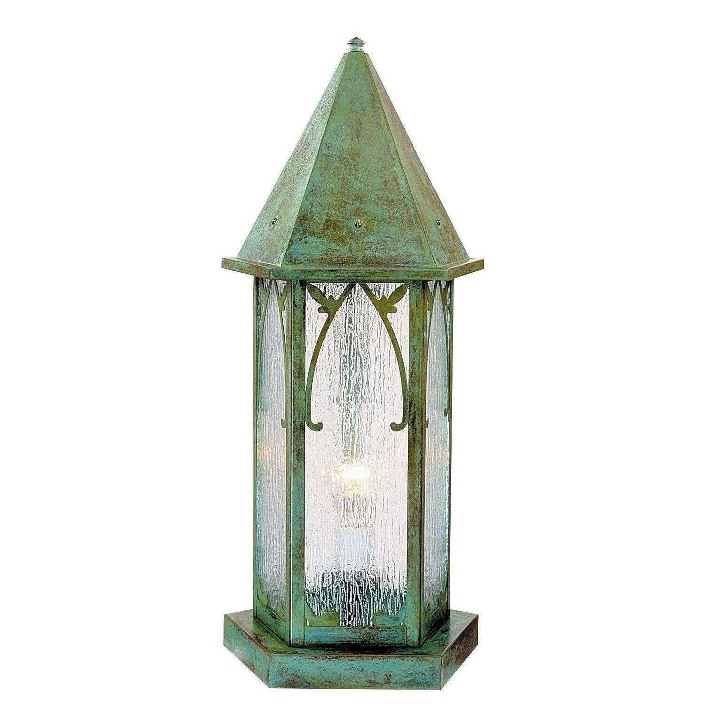 Saint George Column Mount Exterior Lighting Arroyo Craftsman