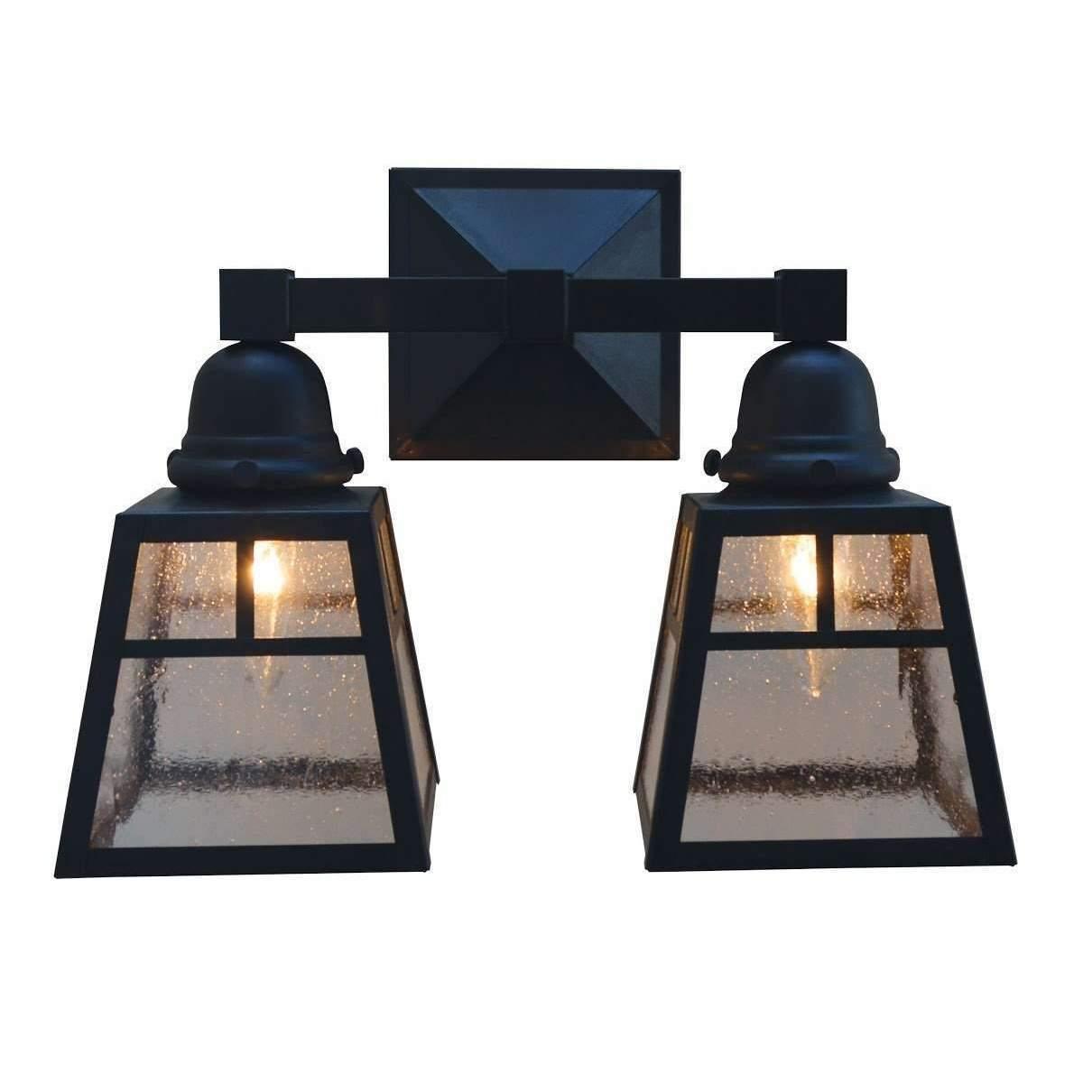 A-Line shade 2 Light Sconce Interior Lighting Arroyo Craftsman