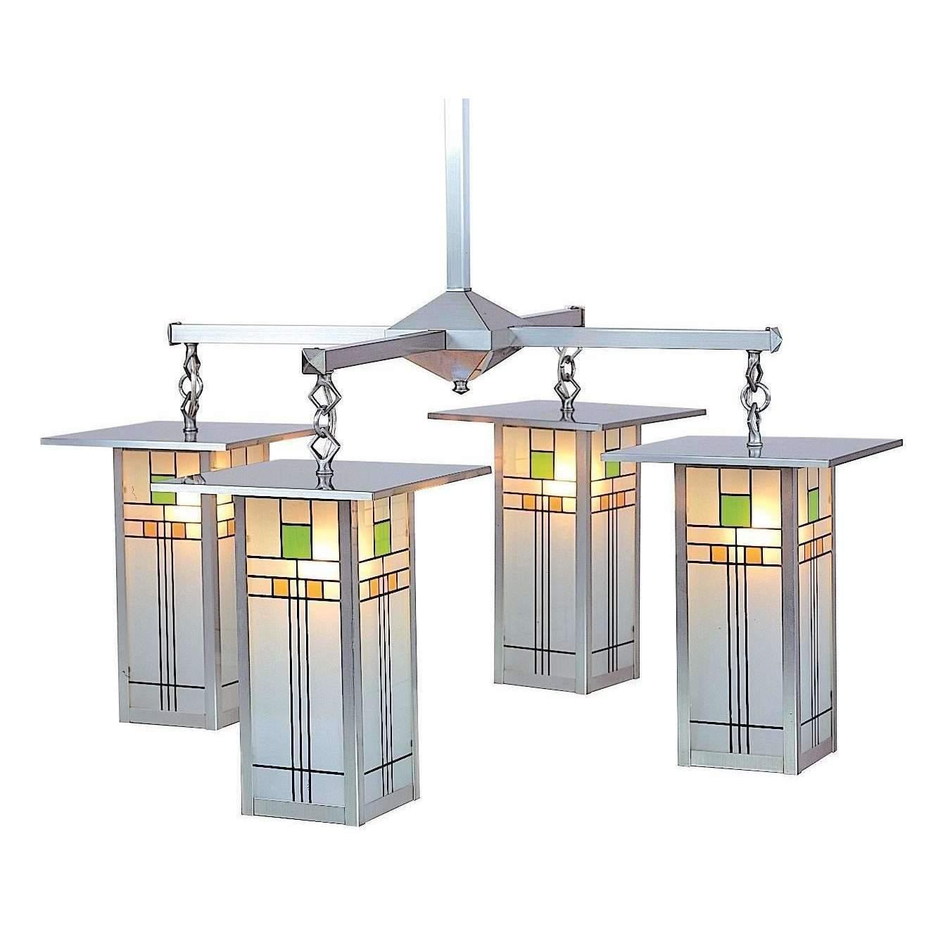 Franklin Long Body 4 Light Chandelier Interior Lighting Arroyo Craftsman