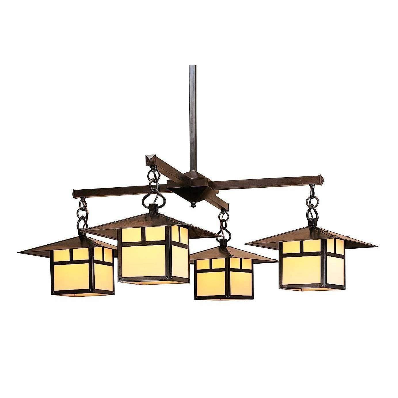 Monterey 4 Light Chandelier Interior Lighting Arroyo Craftsman