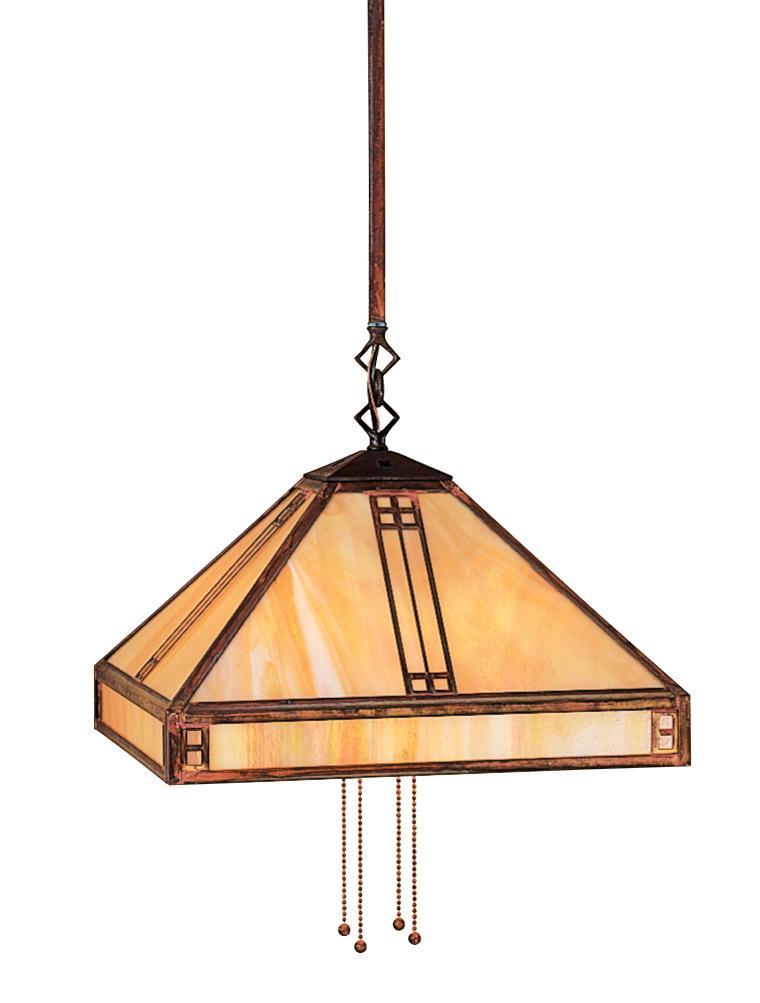Prairie Stem Hung Pendant Interior Lighting Arroyo Craftsman