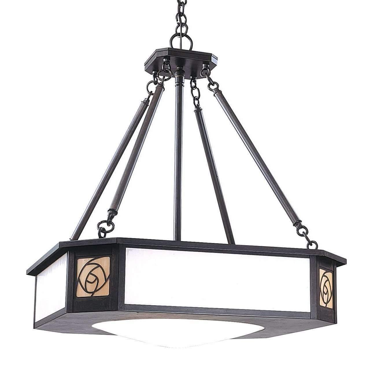 Saint Clair Inverted Chandelier Interior Lighting Arroyo Craftsman