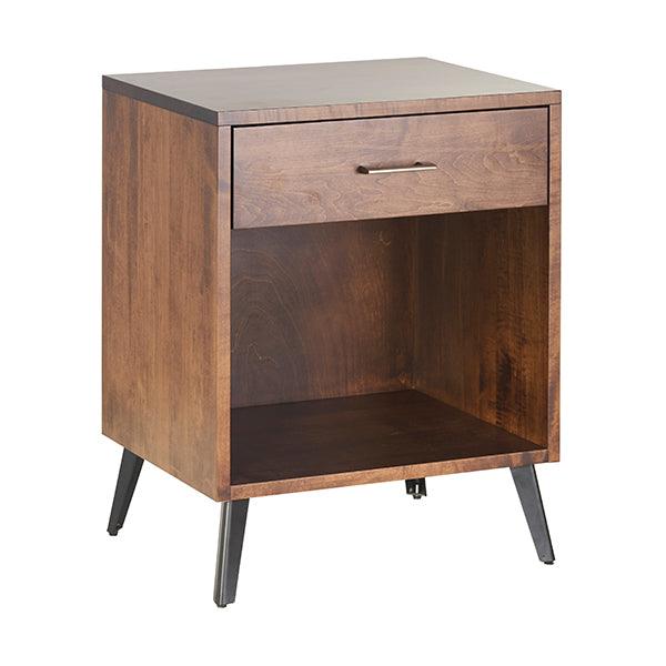 Bergen 1-Drawer Nightstand Bedroom Barkmans