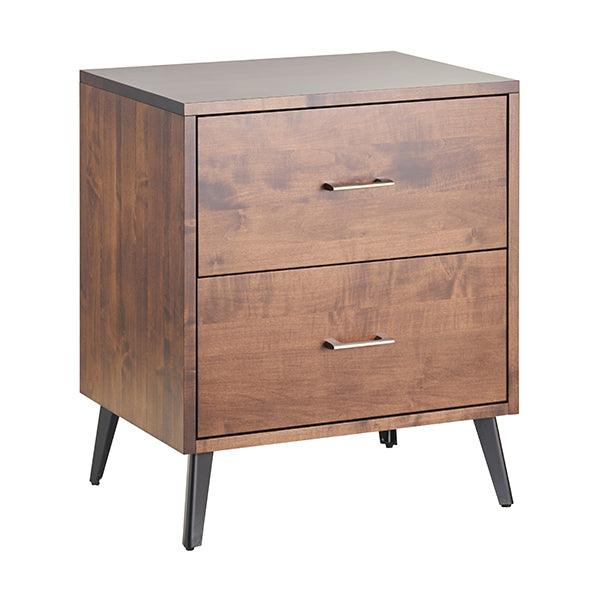Bergen 2-Drawer Nightstand Bedroom Barkmans