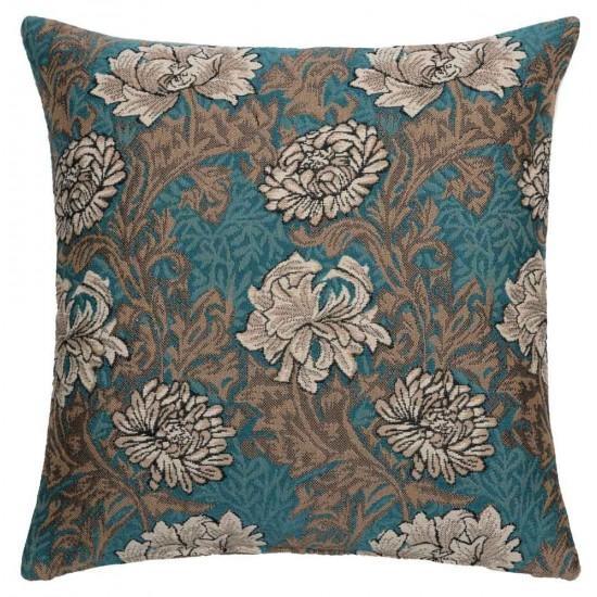 William Morris Chrysanthemum Green Tapestry Pillow- 18 inch square – Modern  Bungalow