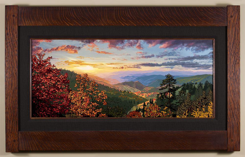 Smoky Mountain Autumn Giclee Decor Keith Rust