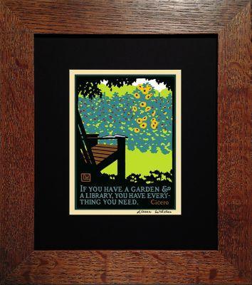 Laura Wilder American Bungalow Summer Print Decor Laura Wilder Mini Print Framed