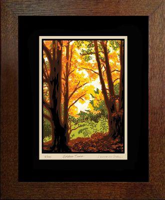 Laura Wilder Golden Trees Print Decor Laura Wilder Giclee Print Framed