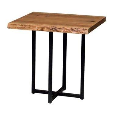 Live Edge T-base End Table