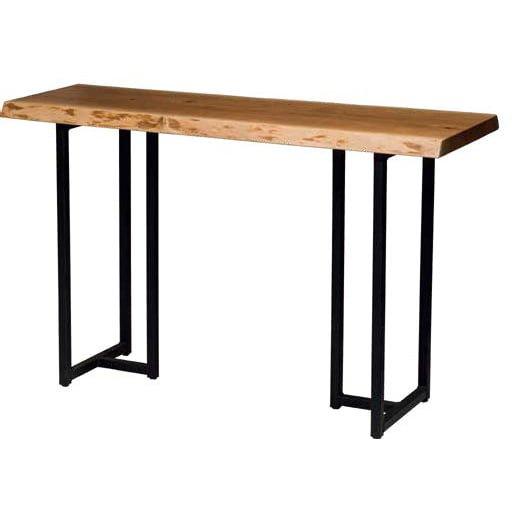 Live Edge T-Base Sofa Table