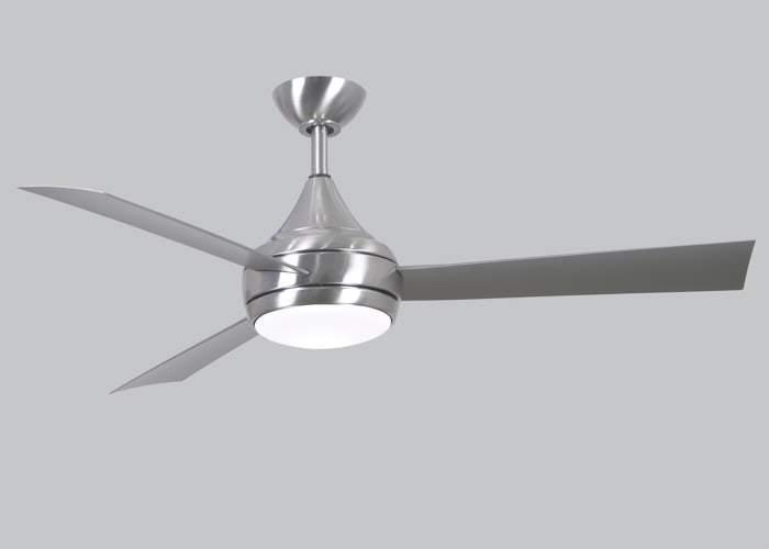 Atlas Donaire Ceiling Fan Interior Lighting Matthews Fan Company Brushed Stainless Brushed Stainless 