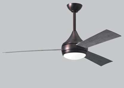 Atlas Donaire Ceiling Fan Interior Lighting Matthews Fan Company Brushed Bronze Brushed Stainless 