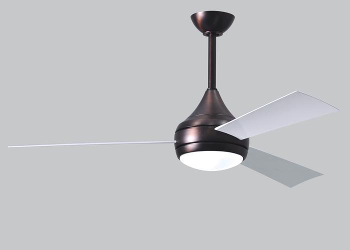 Atlas Donaire Ceiling Fan Interior Lighting Matthews Fan Company Brushed Bronze Gloss White