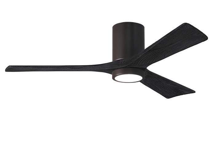 Atlas Irene 3HLK Ceiling Fan Interior Lighting Matthews Fan Company 42 inches Textured Bronze Black