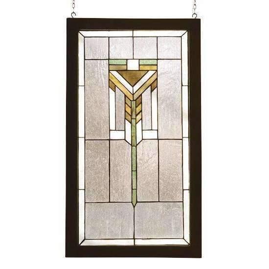 Prairie wooden framed window Decor Meyda