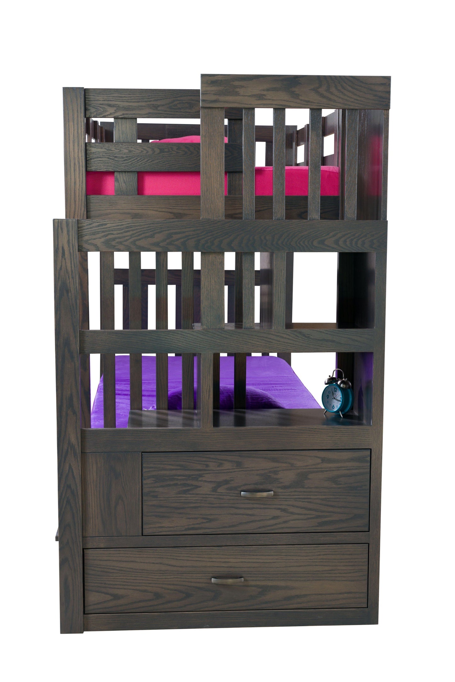 Kingston Custom Loft Bed Bedroom Old Town Oak