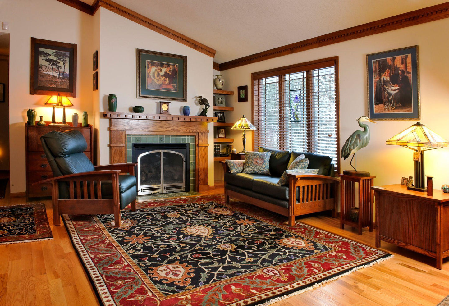 Black Tree Rug Persian Carpet