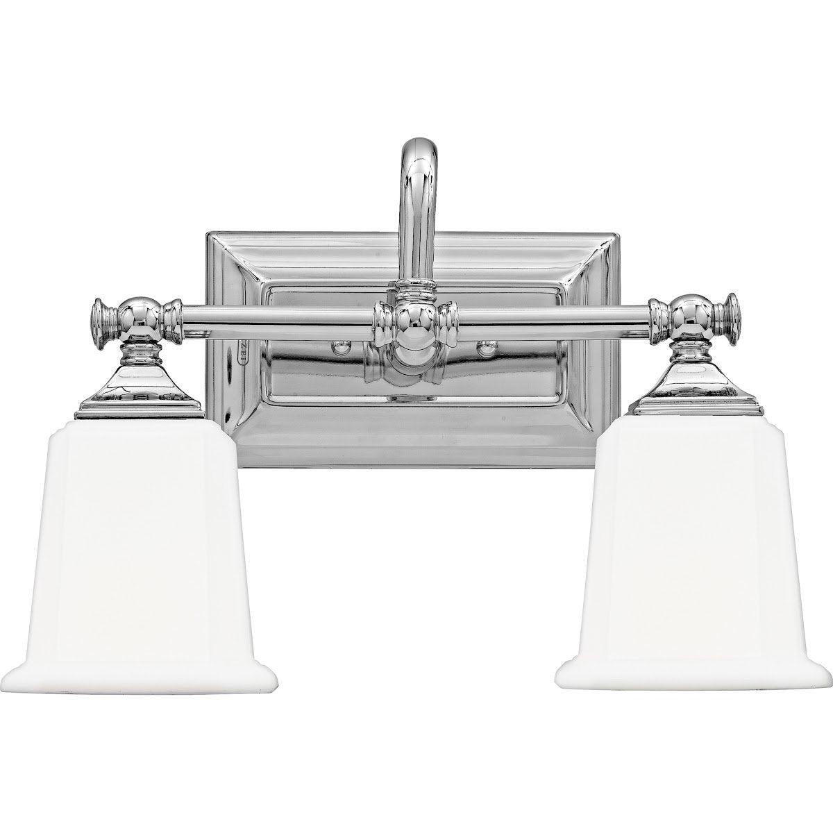 Nicholas Chrome 2 Light Fixture Interior Lighting Quoizel