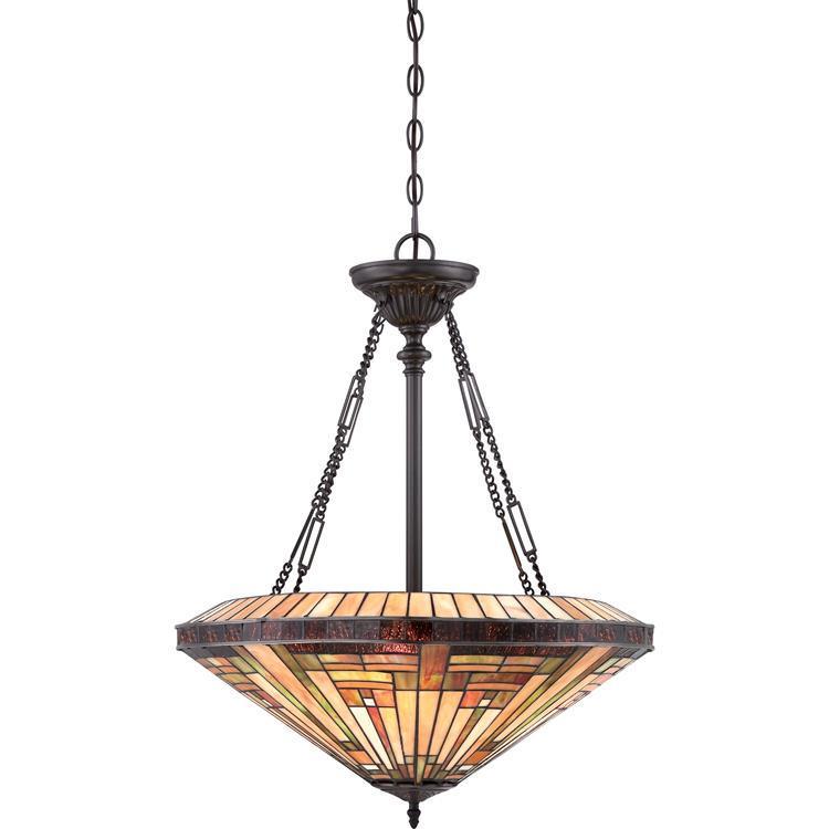 Stephen Bronze Chandelier Interior Lighting Quoizel