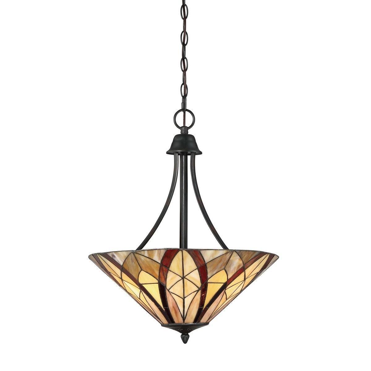 Victory Bronze Pendant Interior Lighting Quoizel