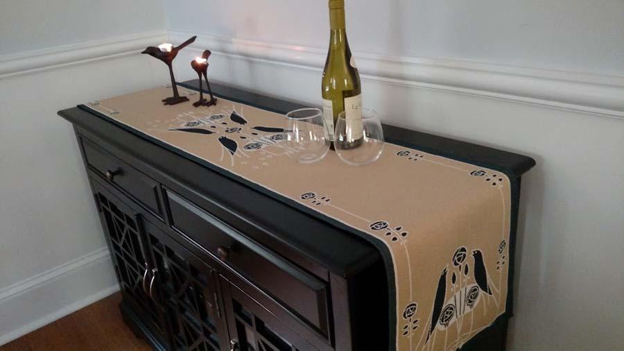 Craftsman Songbirds Table Runner Table Runners Rennie and Rose