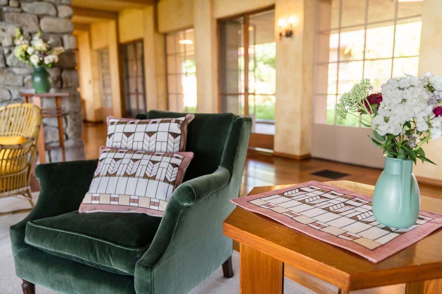 Prairie Chevrons Pillow Throw Pillows Rennie and Rose