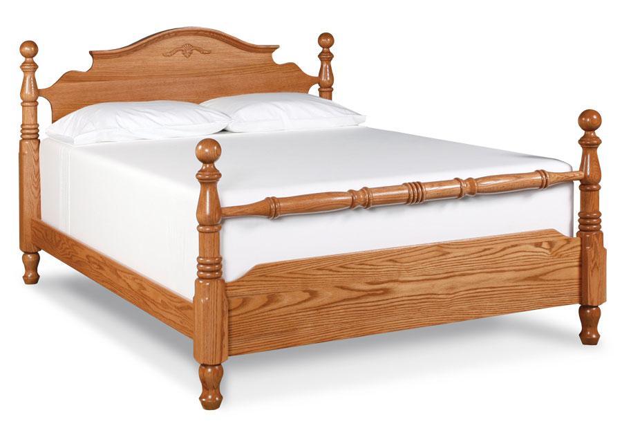 Arch Top Bed Off Catalog Simply Amish California King Headboard Only Smooth Cherry