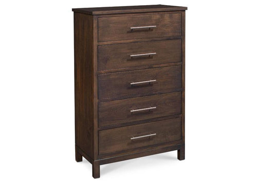 Auburn Bay 5-Drawer Chest Bedroom Simply Amish Smooth Cherry 