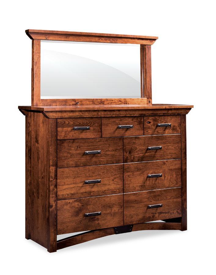 B&O Railroad Trestle Bridge 9-Drawer Bureau Bedroom Simply Amish