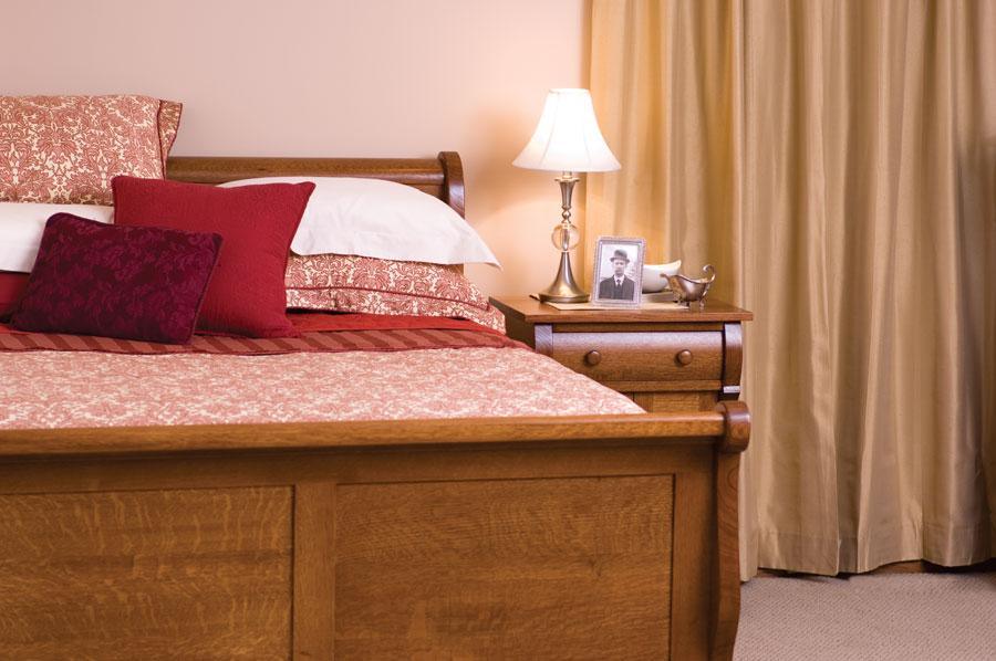 Empire Sleigh Bed Bedroom Simply Amish