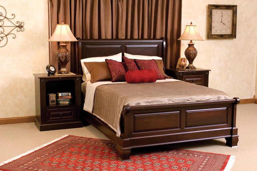 Imperial Sleigh Bed Off Catalog Simply Amish