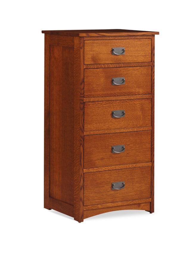 Prairie Mission Lingerie Chest Bedroom Simply Amish Smooth Cherry