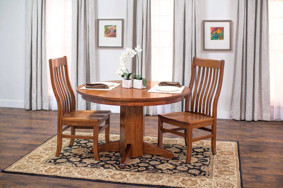 Express Ship Albany Round Table Off Catalog Simply Amish