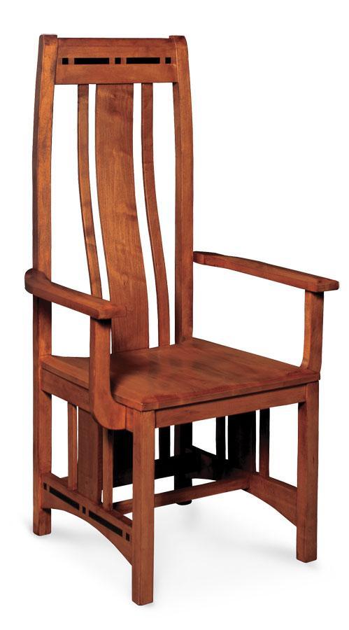 Express Ship Aspen Arm Chair Dining Simply Amish