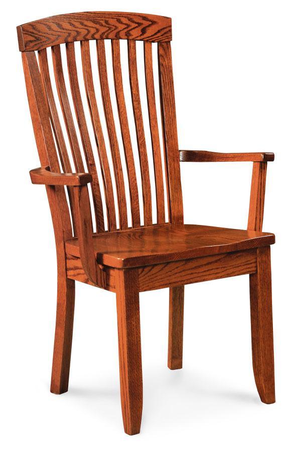 Express Ship Justine Arm Chair Dining Simply Amish