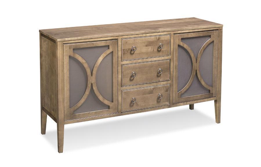 Hamptons Buffet Dining Simply Amish 60 inch Smooth Cherry