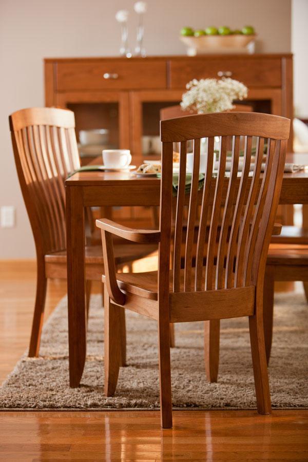 Justine Leg Table with Leaves- Small Dining Simply Amish