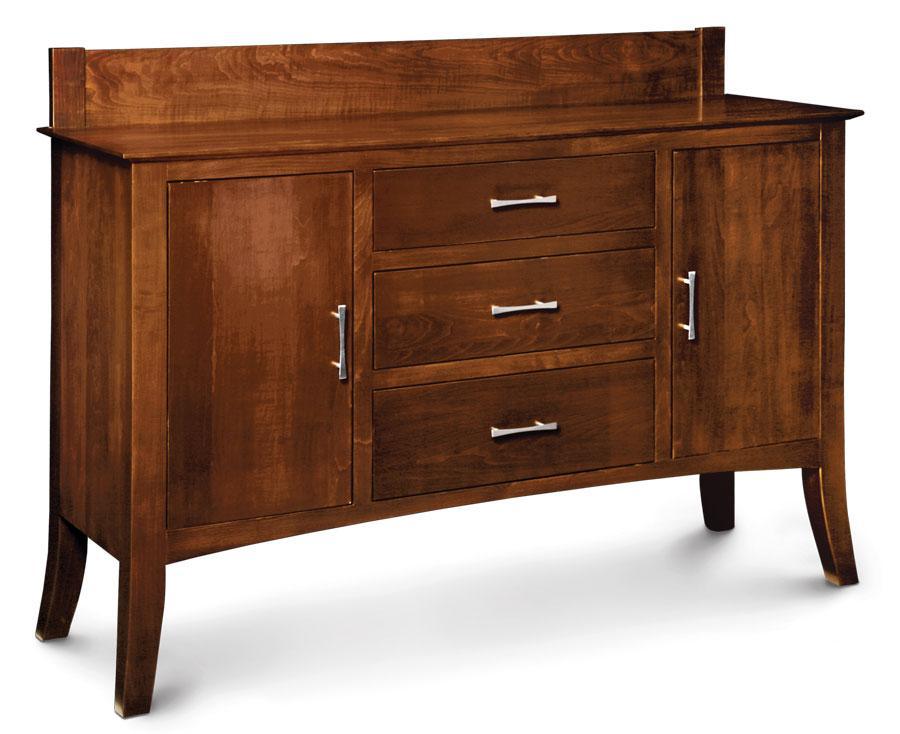 Loft II Sideboard Dining Simply Amish Smooth Cherry