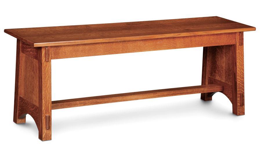 McCoy Bench Dining Simply Amish 36 inch Smooth Cherry