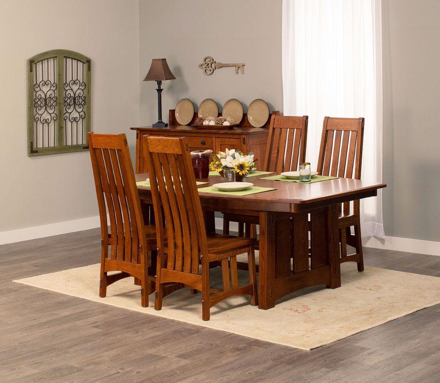 McCoy Trestle Table Dining Simply Amish