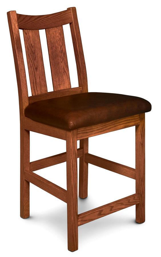 Newton Stationary Barstool Dining Simply Amish