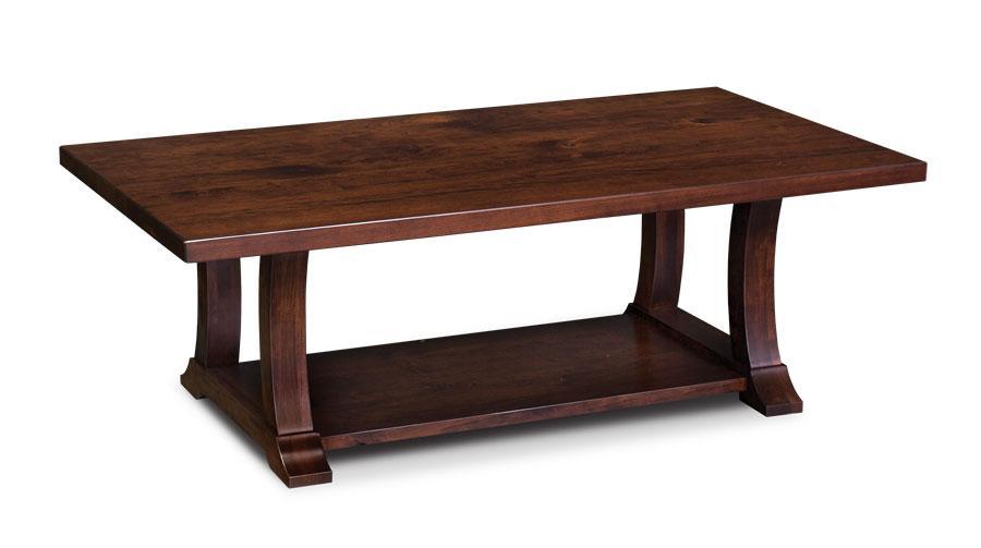 Alexandria Coffee Table Off Catalog Simply Amish Smooth Cherry