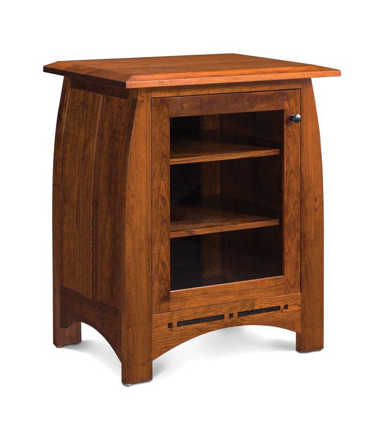 Amish media shop storage cabinets