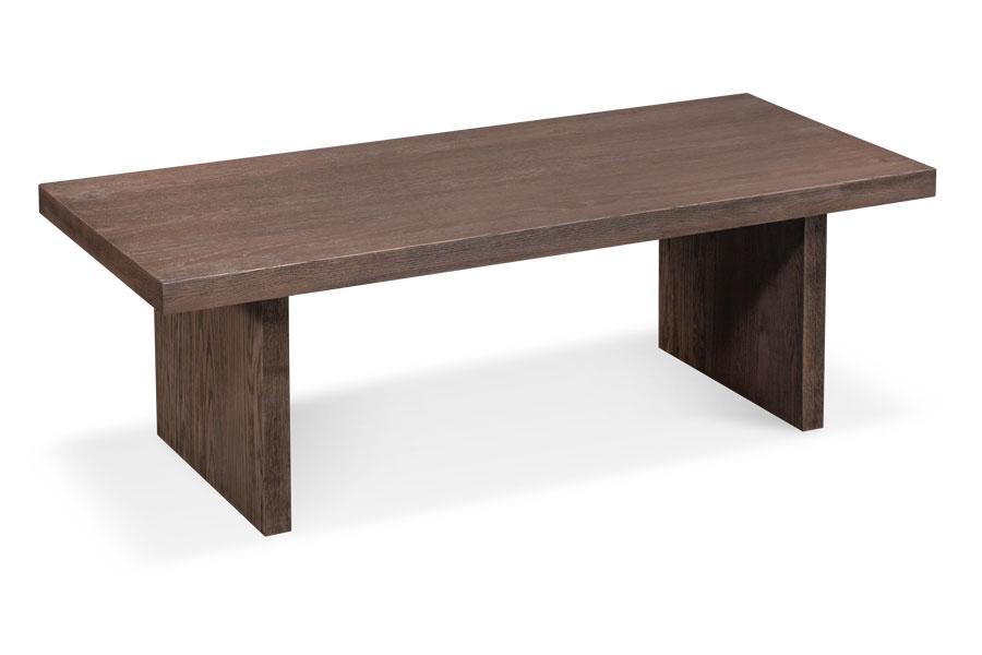 Auburn Bay Coffee Table Living Simply Amish 42 inch x22 inch Smooth Cherry