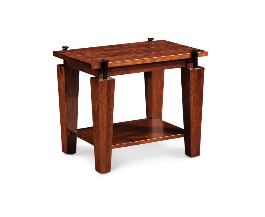 B&O Railroad Spike Chair Side Table Living Simply Amish