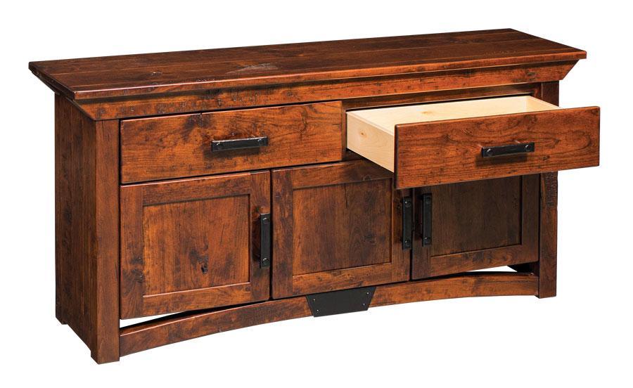 B&O Railroad Trestle Bridge Console Cabinet Living Simply Amish