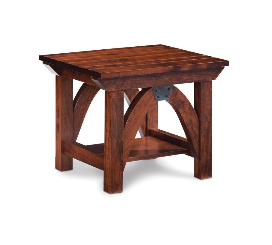 B&O Railroad Trestle Bridge End Table Living Simply Amish