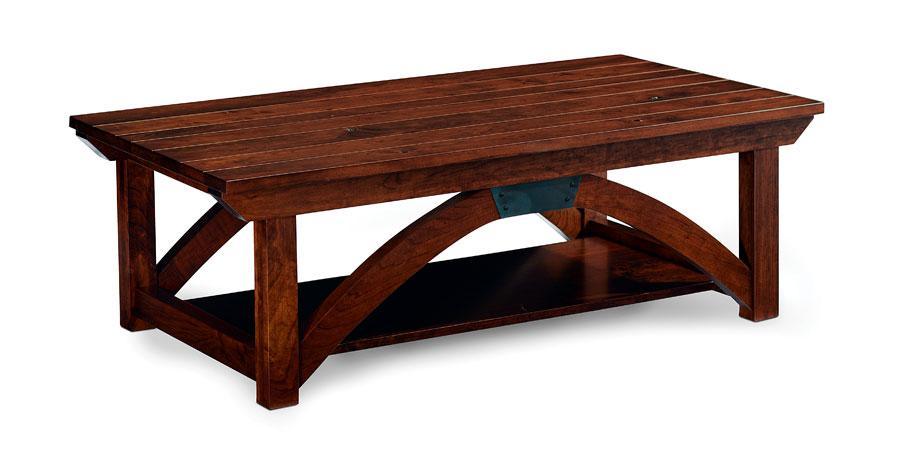 Express Ship B&O Railroad Trestle Bridge Coffee Table Living Simply Amish