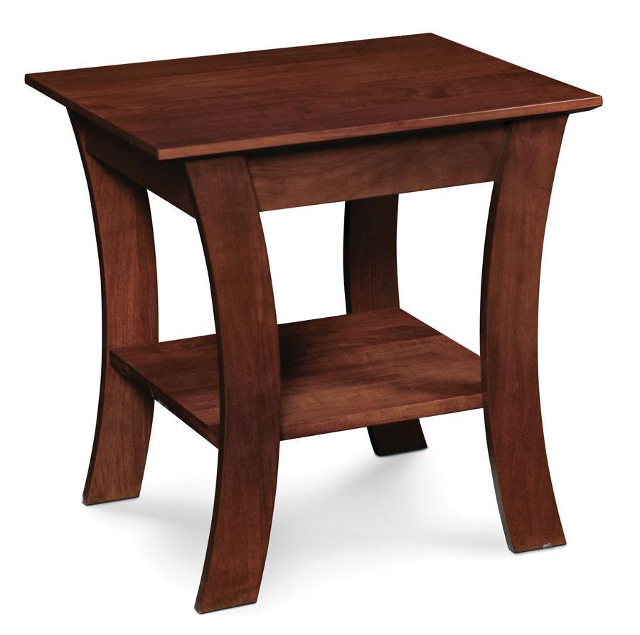 Express Ship Grace End Table Living Simply Amish